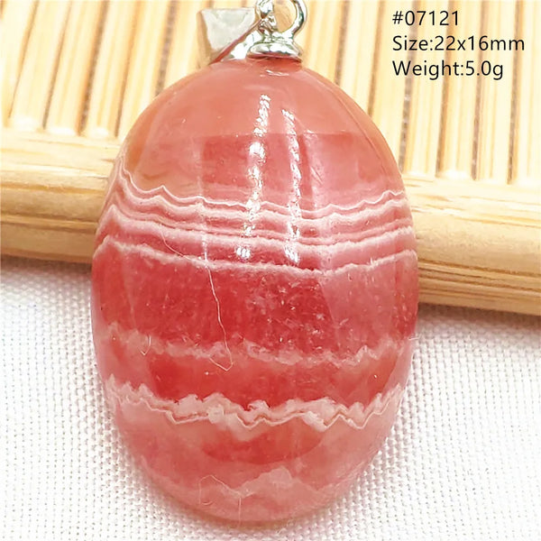 Red Rhodochrosite Pendant-ToShay.org