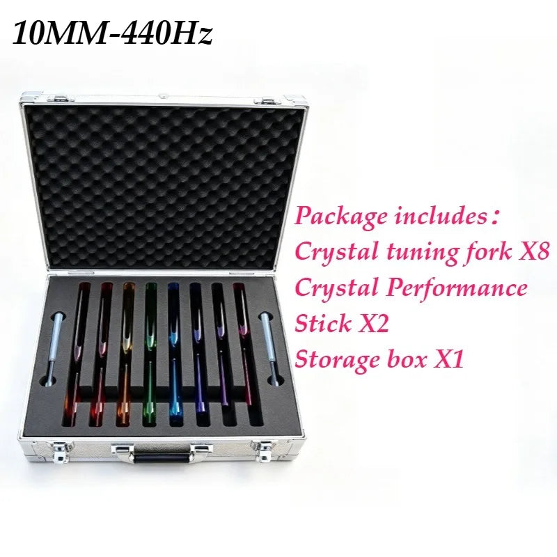 Rainbow Crystal Tuning Forks-ToShay.org