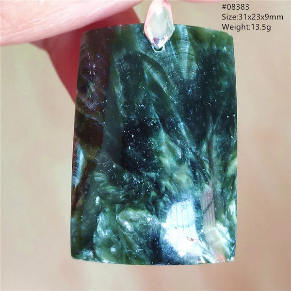 Green Seraphinite Pendant-ToShay.org