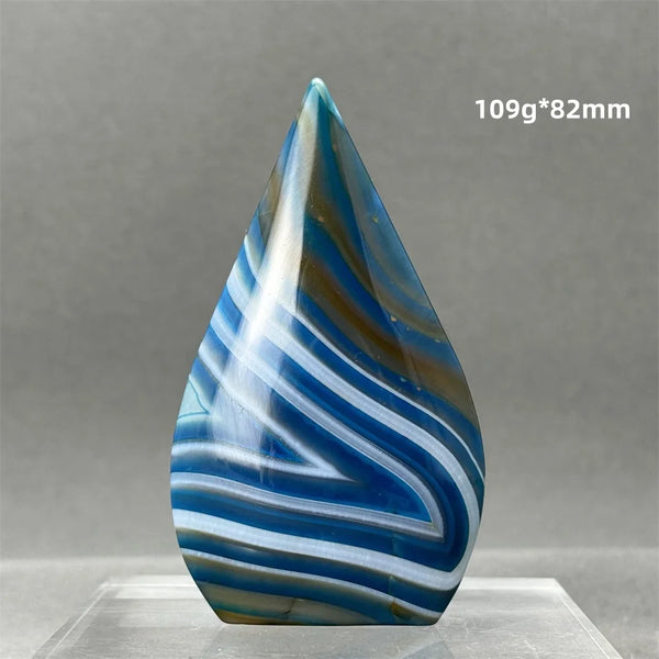 Blue Agate Torch-ToShay.org