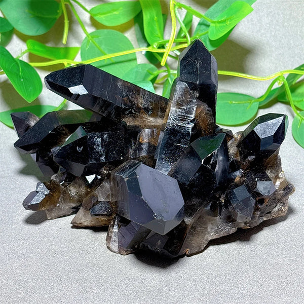 Black Quartz Cluster-ToShay.org