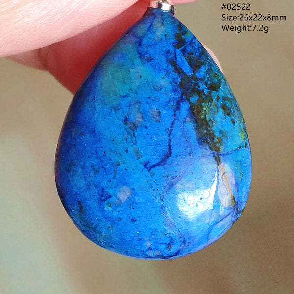 Blue Azulite Pendant-ToShay.org