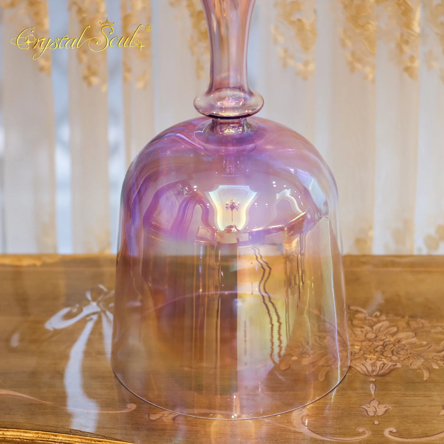 Purple Aurora Crystal Singing Bowl-ToShay.org