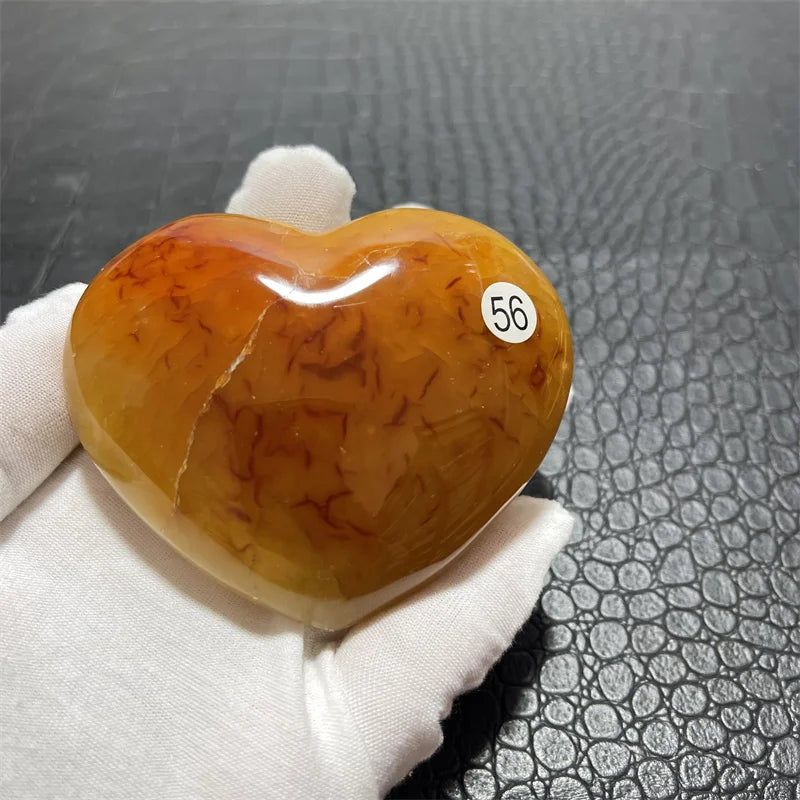 Orange Carnelian Heart-ToShay.org