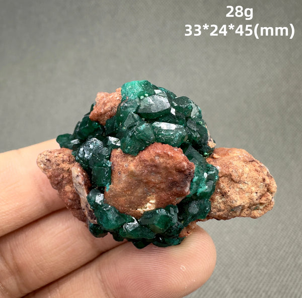 Green Dioptase Quartz-ToShay.org
