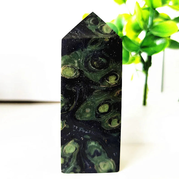 Green Peacock Eye Wand-ToShay.org