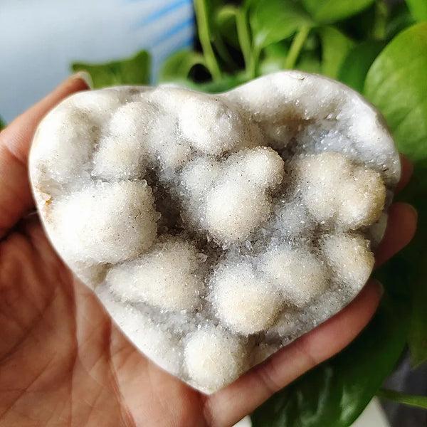 Yellow Crystal Druzy Heart-ToShay.org