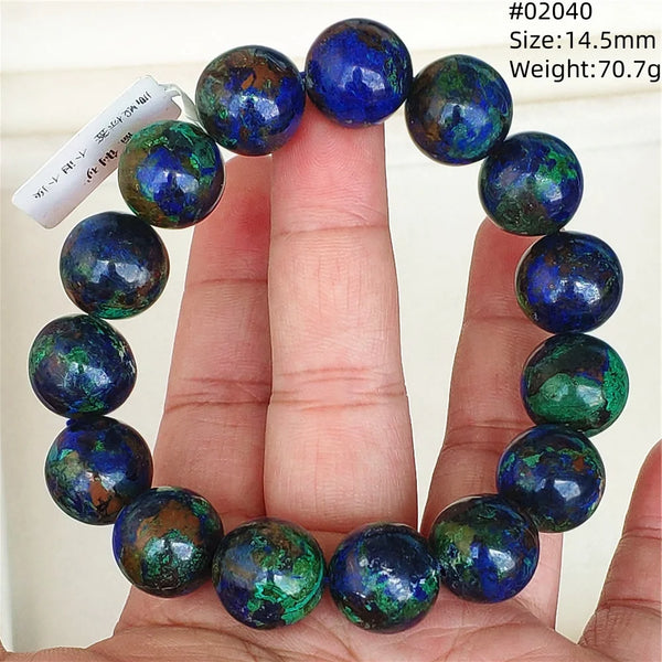 Blue Malachite Azurite Bracelet-ToShay.org
