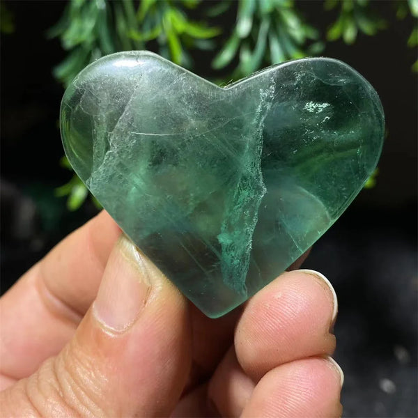 Blue Fluorite Heart-ToShay.org
