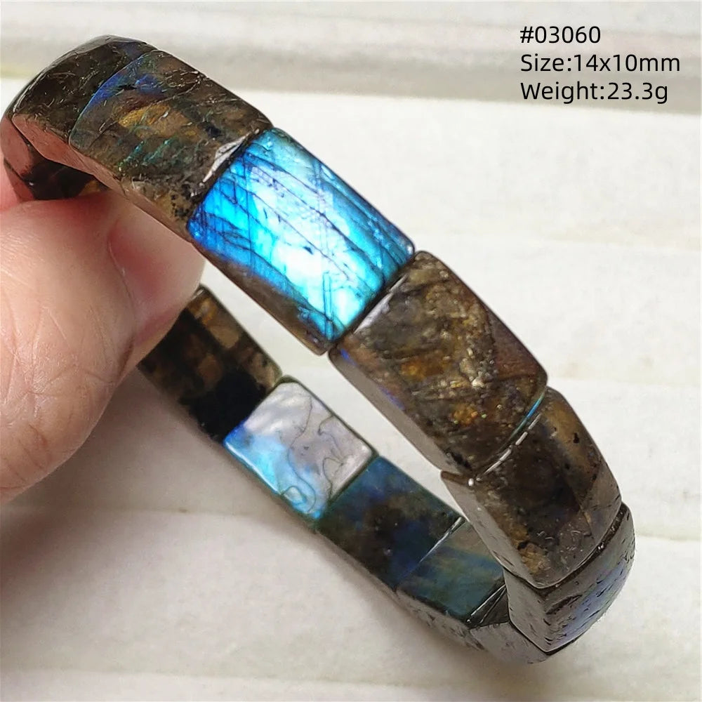 Blue Labradorite Bracelet-ToShay.org