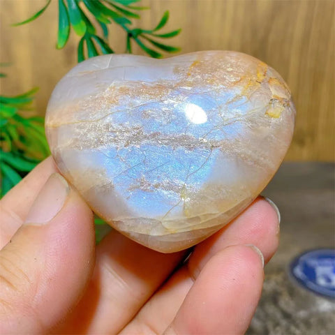 Orange Moonstone Heart-ToShay.org