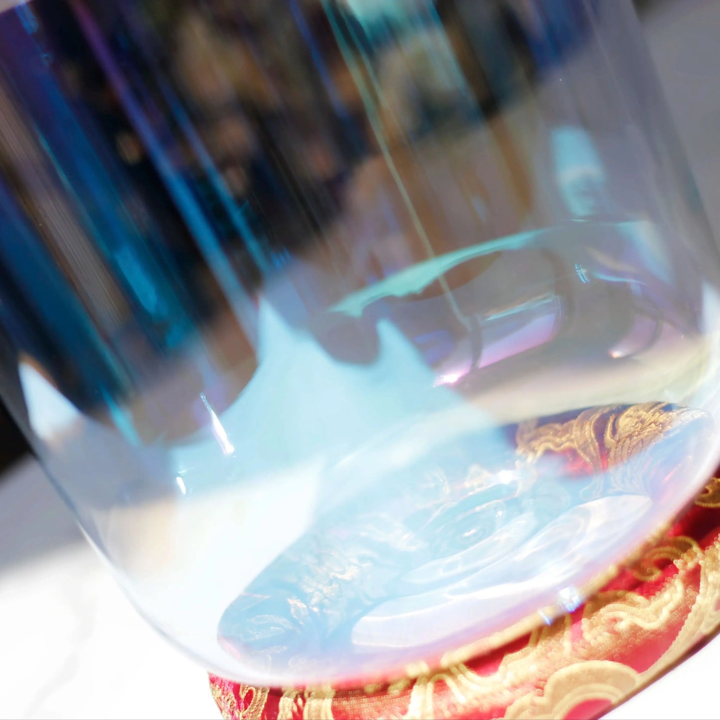 Blue Crystal Singing Bowl-ToShay.org