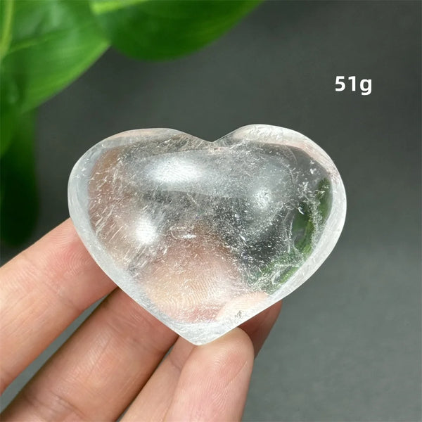 Clear Crystal Heart-ToShay.org