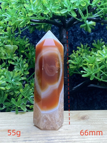 Orange Carnelian Wand-ToShay.org