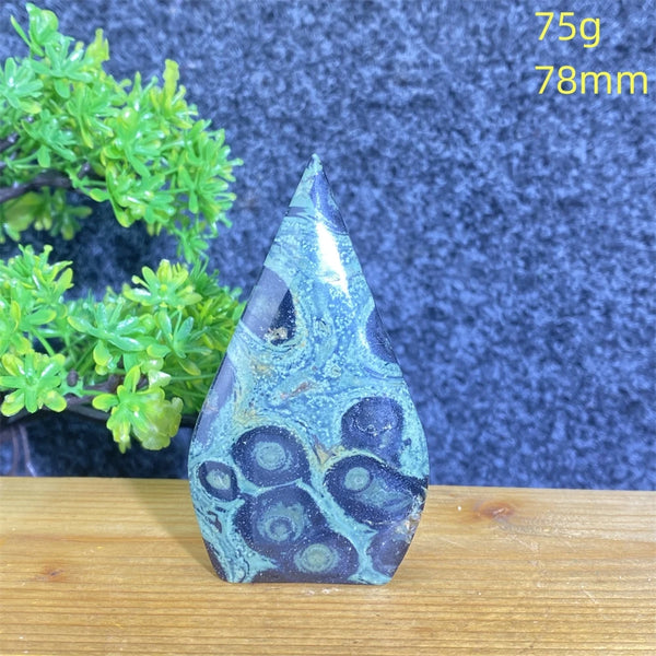 Blue Malachite Crystal Torch-ToShay.org