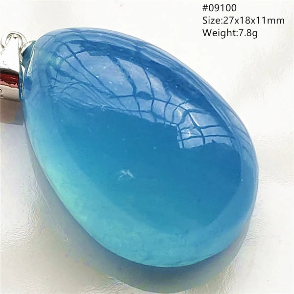 Blue Aquamarine Pendant-ToShay.org