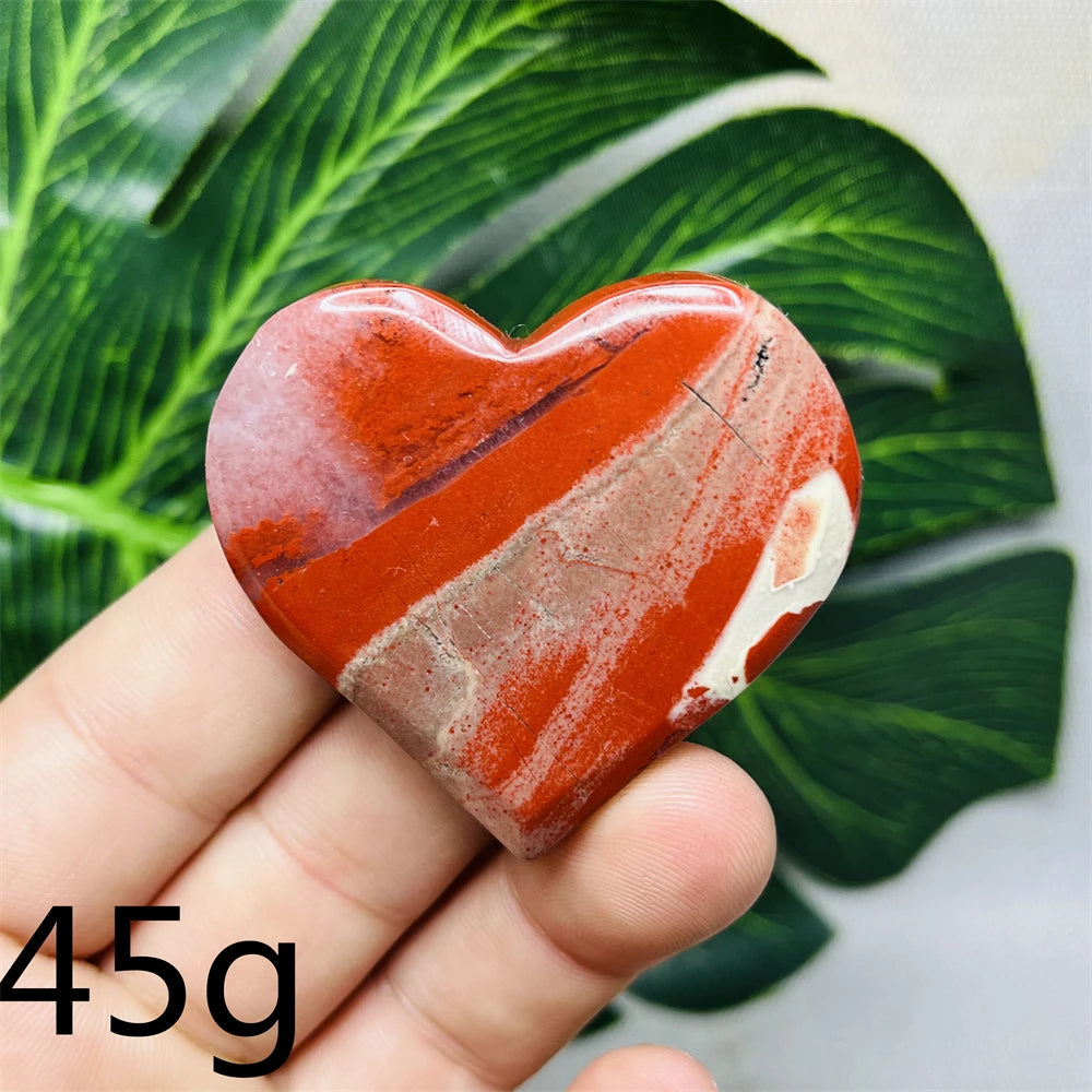 Red Jade Agate Heart-ToShay.org