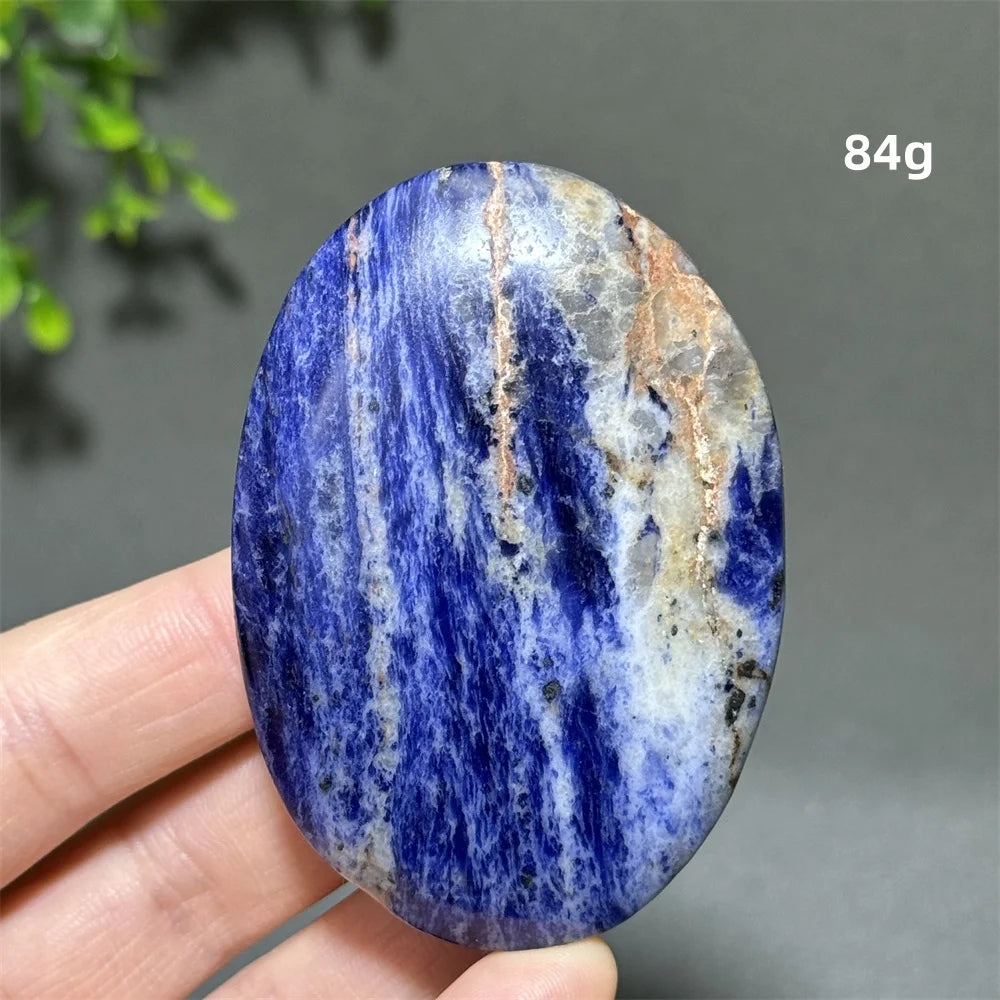 Blue Sodalite Palm Stone-ToShay.org