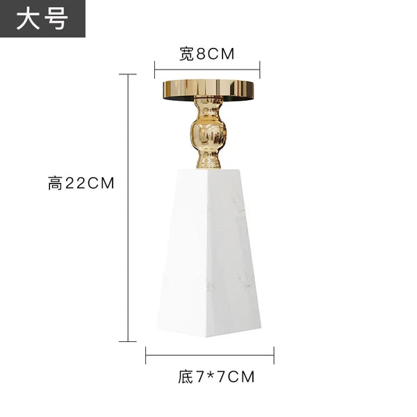 Marble Candlestick Holder-ToShay.org