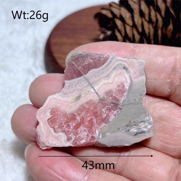 Pink Rhodochrosite Slice-ToShay.org