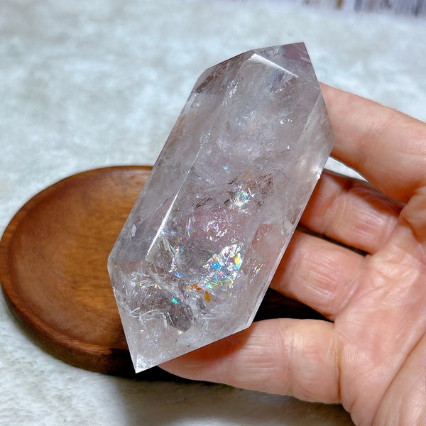 Clear Quartz Rainbow Point-ToShay.org