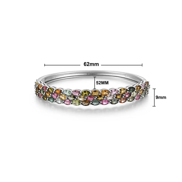 Mixed Tourmaline Bangle-ToShay.org