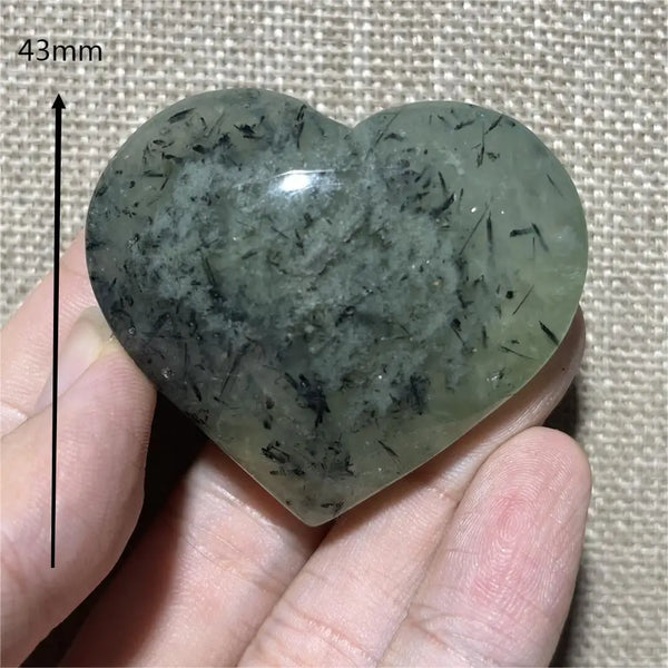 Green Grape Prehnite Hearts-ToShay.org