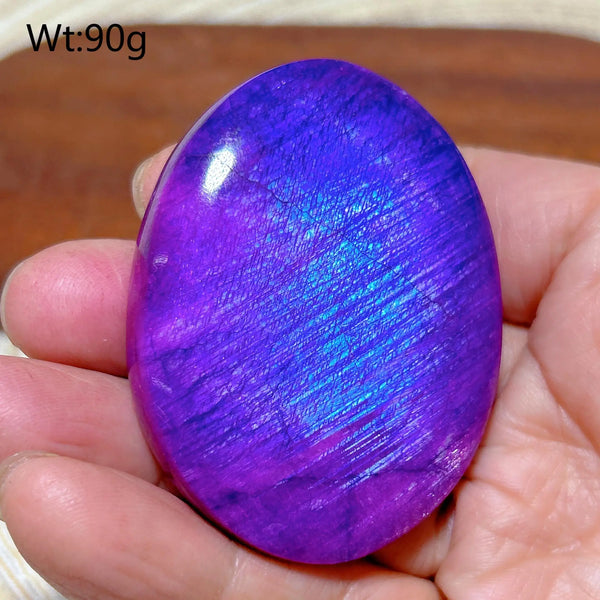 Purple Violet Rainbow Moonstone-ToShay.org
