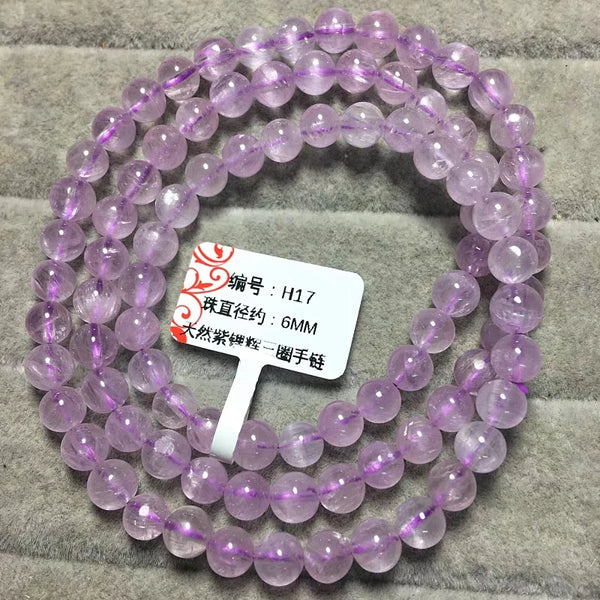 Purple Kunzite Wrap Bracelet-ToShay.org