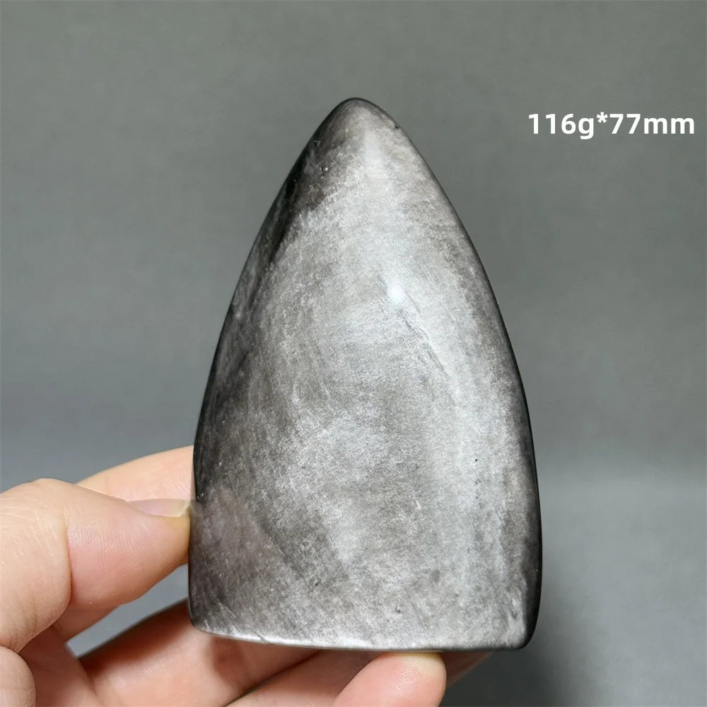 Silver Obsidian Torch-ToShay.org