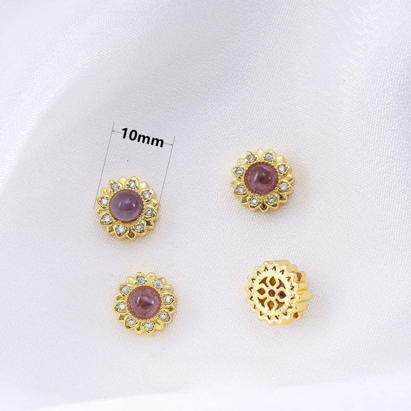 Gold Amethyst Beads-ToShay.org