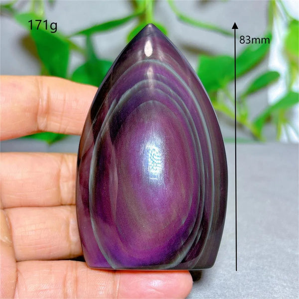 Rainbow Obsidian Torch-ToShay.org