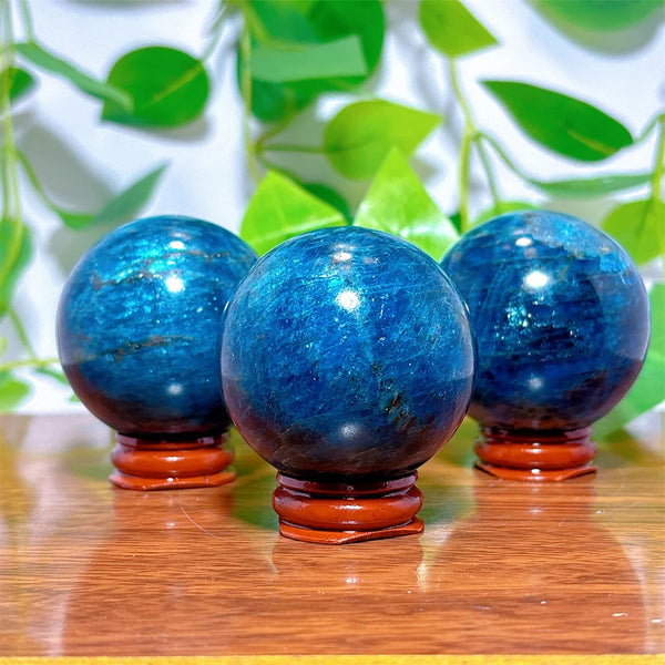 Blue Apatite Ball-ToShay.org