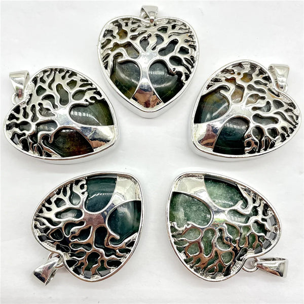 Mixed Crystal Tree Pendants-ToShay.org