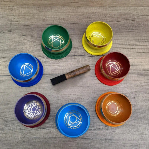 Chakra Copper Singing Bowls-ToShay.org