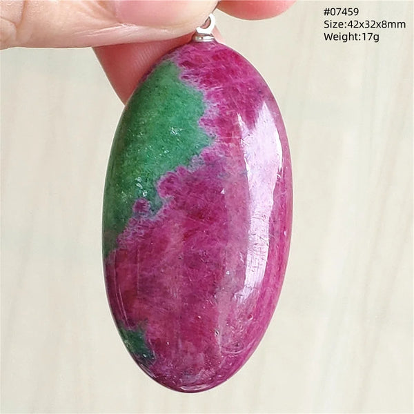 Red Ruby Zoisite Pendant-ToShay.org