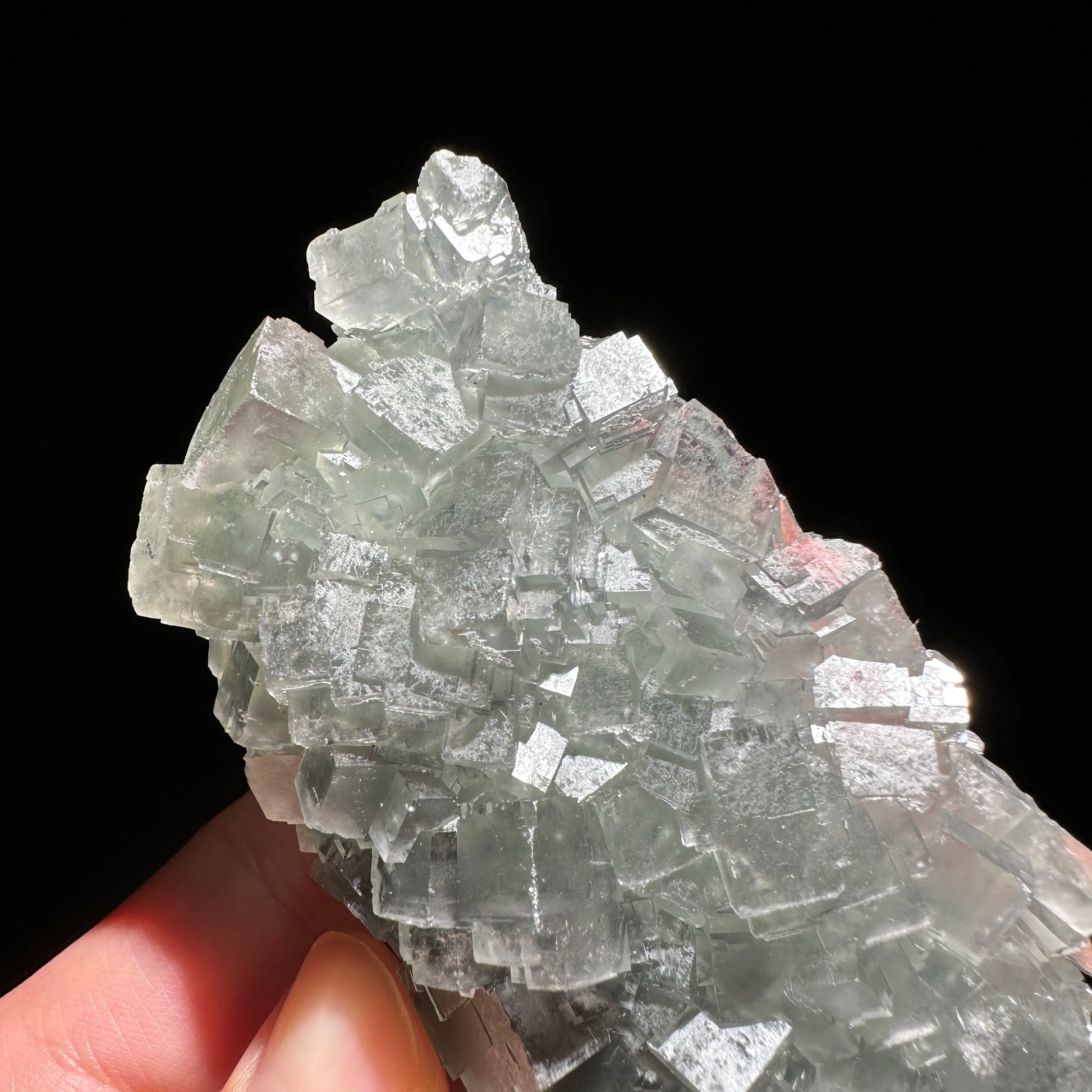 Green Diamond Fluorite Crystal-ToShay.org