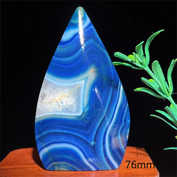 Blue Lace Agate Flame-ToShay.org