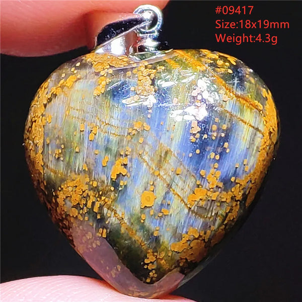 Blue Pietersite Chatoyant Pendant-ToShay.org