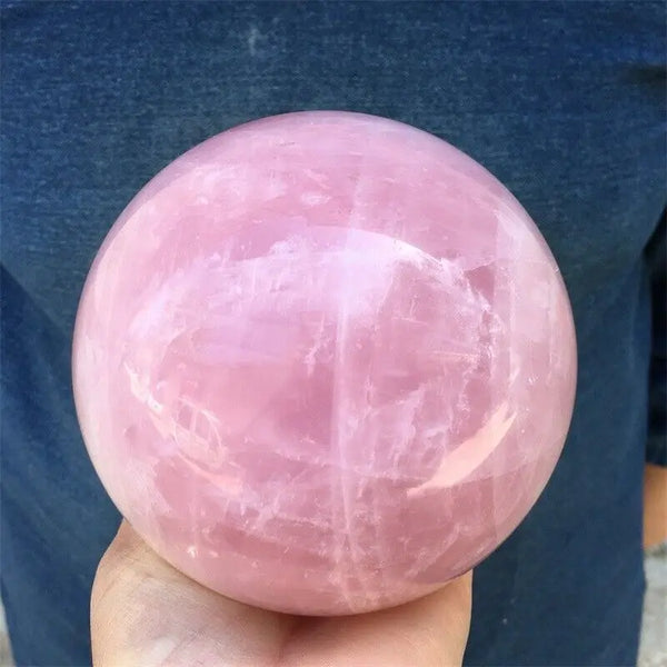 Pink Rose Quartz Ball-ToShay.org