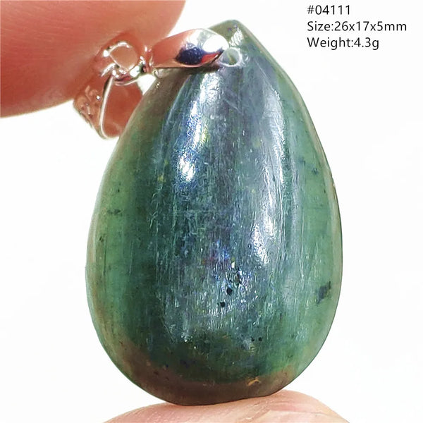 Green Kyanite Pendant-ToShay.org