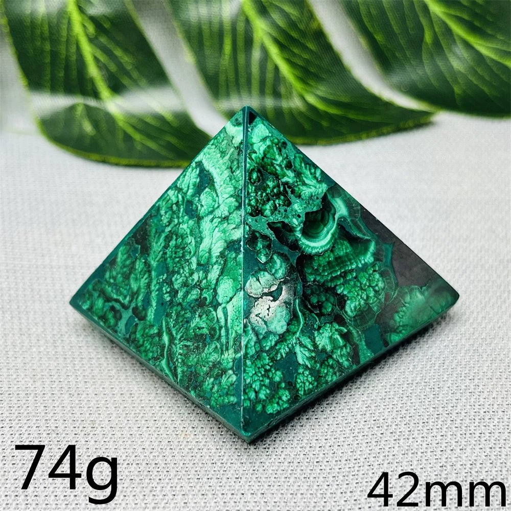 Green Malachite Pyramid-ToShay.org