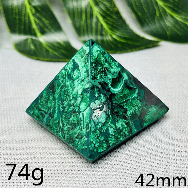 Green Malachite Pyramid-ToShay.org