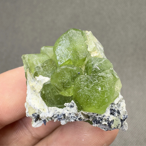 Green Peridot Olivine Crystal-ToShay.org