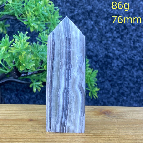 Blue Striped Agate Tower-ToShay.org