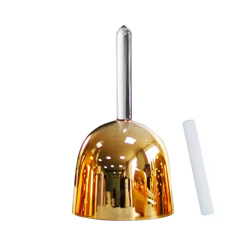 Gold Crystal Singing Handle Bowls-ToShay.org
