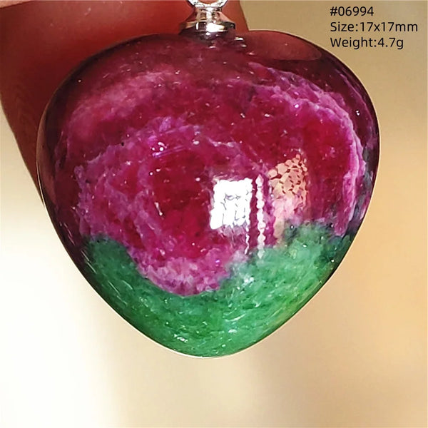 Red Ruby Zoisite Pendant-ToShay.org