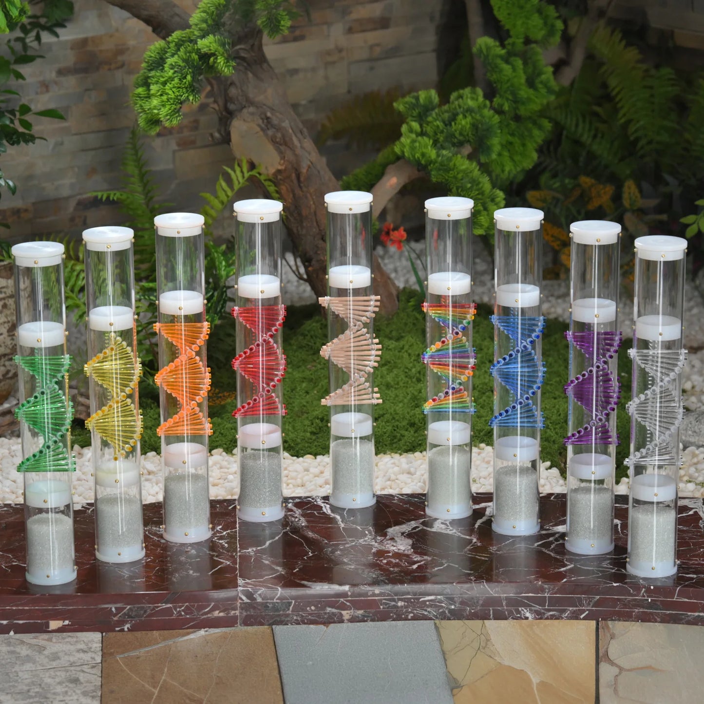 Clear Crystal Rain Sticks-ToShay.org
