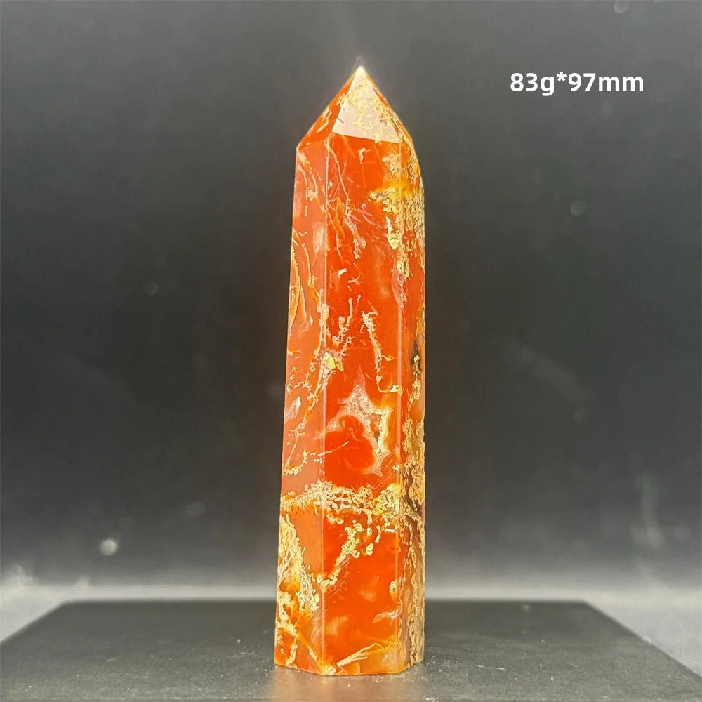 Red Moss Agate Point-ToShay.org
