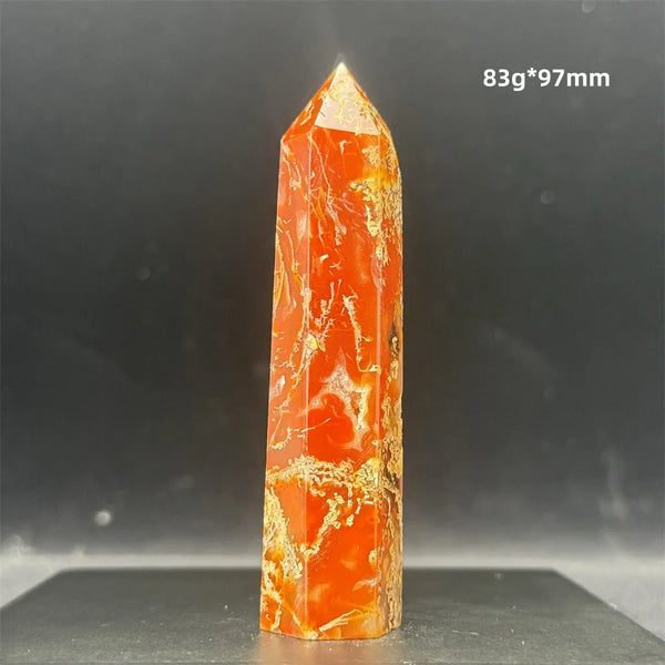 Red Moss Agate Point-ToShay.org